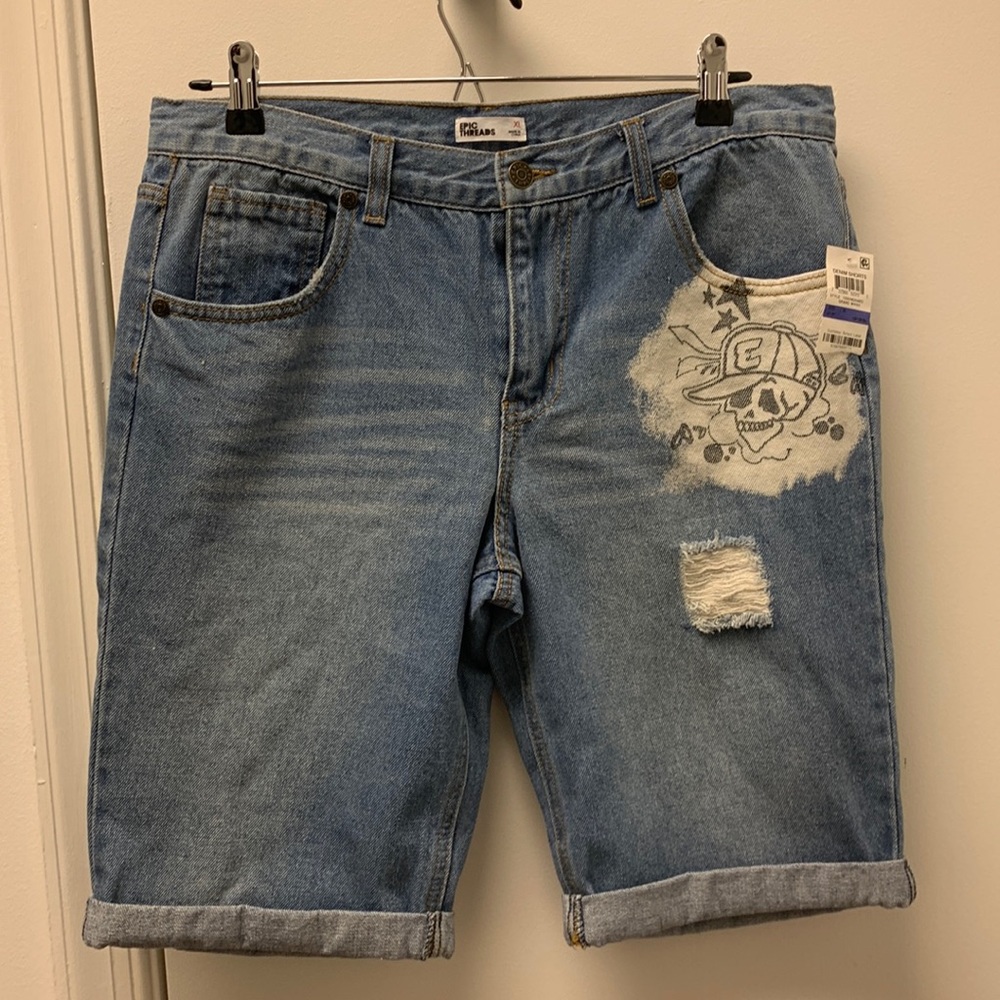 Epic threads extra-large denim shorts